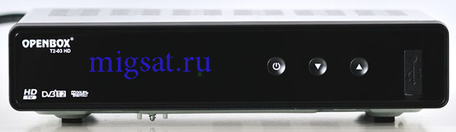 передняя панель Openbox T2-03 HD
