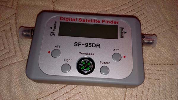 Satellite Signal Finder SF-95DR настройка антенны